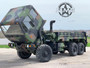 2004 STEWART & STEVENSON M1084A1 6X6 5 TON Cargo TRUCK W/ REAR MATERIAL HANDLING CRANE