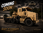 2013 Oshkosh M1070 8x8 HET Military Heavy Haul Truck Tractor 