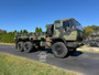 2002 STEWART & STEVENSON M1084A1 6X6 5 Ton Cargo TRUCK  W / REAR MATERIAL HANDLING CRANE