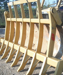 Dozer Rakes with Brush Guard
