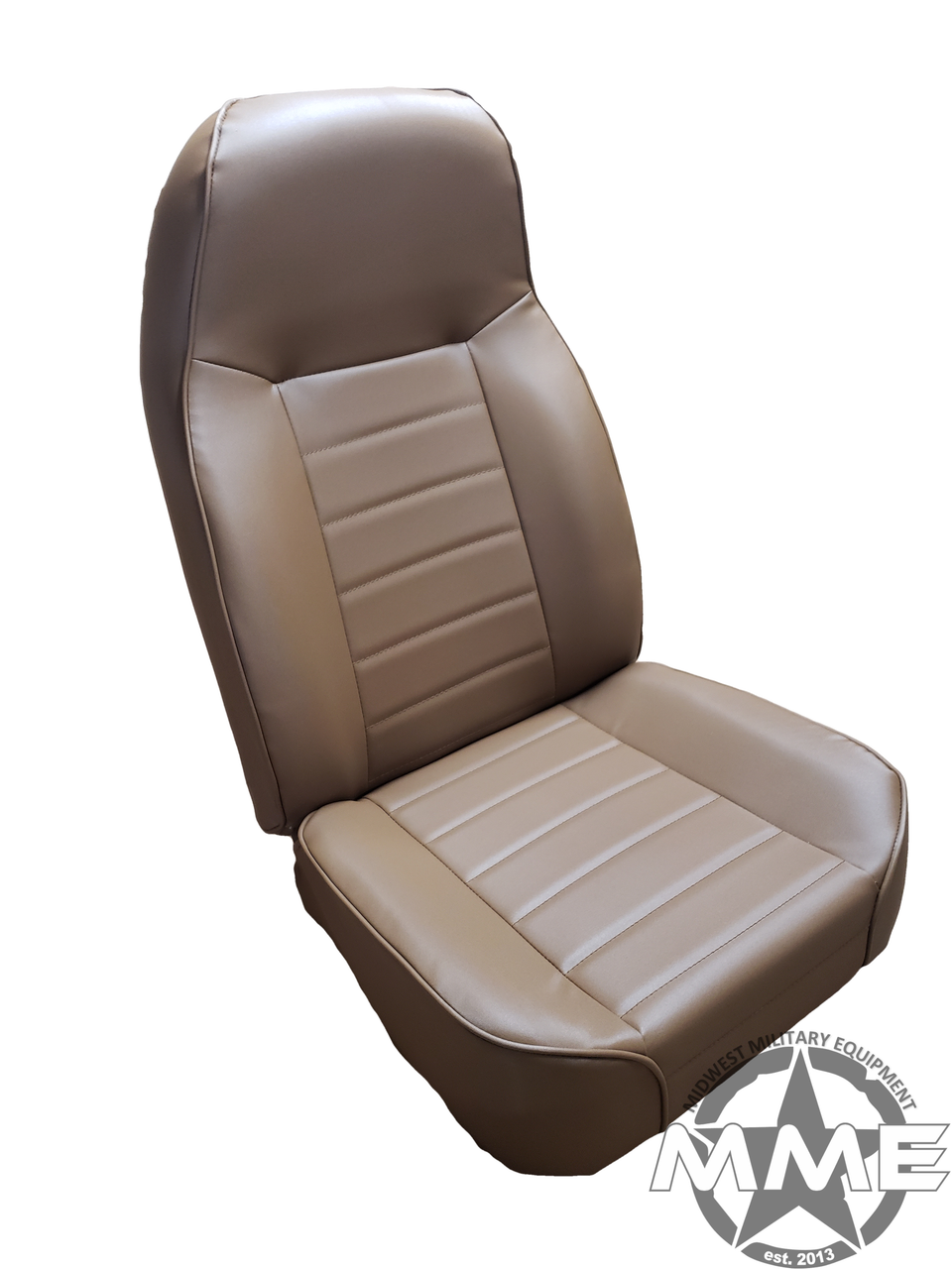 Black Vinyl Bucket Seat (single)