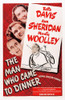 The Man Who Came To Dinner Left From Top: Bette Davis Ann Sheridan Jimmy Durante Right: Monty Woolley On Midget Window Card 1942. Movie Poster Masterprint - Item # VAREVCMCDMAWHEC132H