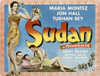 Sudan Maria Montez Jon Hall Turhan Bey 1945 Movie Poster Masterprint - Item # VAREVCMSDSUDAEC003H