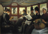 Delondre Maurice. On The Omnibus. 1880. Realism. Oil On Canvas. France. Paris. Mus??e Carnavalet. ?? Aisa/Everett Collection Poster Print - Item # VAREVCFINA048AH014H