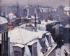 Rooftops Under The Snow. Paris Poster Print - Item # VAREVCMOND076VJ326H