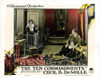 The Ten Commandments Lobbycard From Left: Leatrice Joy Nita Naldi Rod La Rocque 1923 Movie Poster Masterprint - Item # VAREVCMCDTECOEC019H