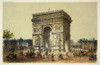 Gravure / Paris En 1874 : L' Arc De L' Etoile / Coll Poster Print - Item # VAREVCCRLA003YF738H