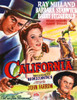 California Top L-R: Ray Milland Barbara Stanwyck Bottom: Barry Fitzgerald On Belgian Poster Art 1946. Movie Poster Masterprint - Item # VAREVCMCDCALIEC002H
