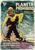 Forbidden Planet From Top: Robby The Robot Anne Francis On Spanish Poster Art 1956 Movie Poster Masterprint - Item # VAREVCMCDFOPLEC031H