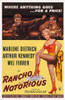 Rancho Notorious Us Poster Art Top From Left: Arthur Kennedy Mel Ferrer Marlene Dietrich 1952 Movie Poster Masterprint - Item # VAREVCMCDRANOEC014H