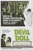 Devil Doll Top And Bottom L-R: Bryant Haliday Yvonne Romain On Poster Art 1964. Movie Poster Masterprint - Item # VAREVCMCDDEDOEC028H