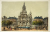 Gravure / Paris En 1874 : L' ?_glise De La Trinit?? / Coll Poster Print - Item # VAREVCCRLA003YF742H