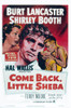 Come Back Little Sheba Us Poster Art Burt Lancaster Shirley Booth 1952 Movie Poster Masterprint - Item # VAREVCMSDCOBAEC008H