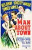 Man About Town Us Poster Art From Left: Betty Grable Jack Benny Dorothy Lamour 1939 Movie Poster Masterprint - Item # VAREVCMCDMAABEC008H