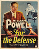 For The Defense William Powell Kay Francis 1930 Movie Poster Masterprint - Item # VAREVCMCDFOTHEC093H