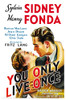 You Only Live Once Us Poster Art From Left: Sylvia Sidney Henry Fonda 1937 Movie Poster Masterprint - Item # VAREVCMMDYOONEC015H