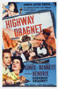 Highway Dragnet Us Poster Art Top Left: Wanda Hendrix; Bottom From Left: Richard Conte Joan Bennett 1954 Movie Poster Masterprint - Item # VAREVCMCDHIDREC002H