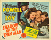 Shadow Of The Thin Man William Powell Myrna Loy Dickie Hall Asta 1941 Movie Poster Masterprint - Item # VAREVCMSDSHOFEC052H
