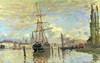 The Seine at Rouen Poster Print by  Claude Monet - Item # VARPDX265279