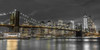 Brooklyn Bridge and lower Manhattan skyline at dusk, New York Poster Print by  Assaf Frank - Item # VARPDXAF20131115242C07