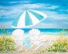 Beach Umbrella Poster Print by Julie DeRice - Item # VARPDX9806