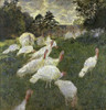 The Turkeys at the Chateau de Rottembourg Montgeron Poster Print by  Claude Monet - Item # VARPDX278722
