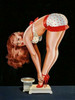Wink Magazine - On A Scale Poster Print by  Peter Driben