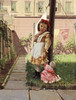 Young Girl In a New York Garden Poster Print by  John George Brown - Item # VARPDX267790