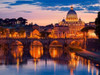 Night view at St. Peter''s cathedral, Rome Poster Print by Anonymous - Item # VARPDX3AP3312