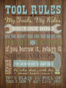 Tool Rules I Poster Print by Stephanie Marrott - Item # VARPDXSM157107