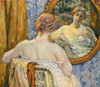 Woman In a Mirror Poster Print by  Theo Van Rysselberghe - Item # VARPDX267509