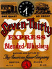 Seven-Thirty Express Blended Whiskey Poster Print by Vintage Booze Labels - Item # VARPDX376164