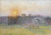 Sunset Bazincourt Poster Print by  Camille Pissarro - Item # VARPDX265346