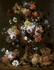 Roses Carnations and Other Flower In An Urn Poster Print by  Nicolas Van Veerendael - Item # VARPDX281399