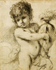 A Putto With a Vase Poster Print by  Giovanni Francesco Barbieri - Item # VARPDX265896