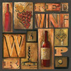Type Set Wine Sq I Poster Print by Gregory Gorham - Item # VARPDXGOR494
