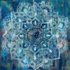 Mandala in Blue II Poster Print by Nai Danhui - Item # VARPDX23483