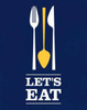Lets Eat Poster Print by Genesis Duncan