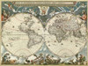 Nova et accuratissima totius terrarum orbis tabula 1664 Poster Print by Jan Blaeu - Item # VARPDX3MP591