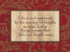 Life is Not Measured Poster Print by Stephanie Marrott - Item # VARPDXSM6390