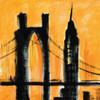 Amber Cityscape Poster Print by Paul Brent - Item # VARPDXBNT071