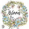 Boho Floral Wreath Bloom Poster Print by Tre Sorelle Studios - Item # VARPDXRB10755TS