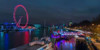 London cityscape with Millennium Wheel Poster Print by  Assaf Frank - Item # VARPDXAF20151216150