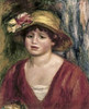 Young Girl In a Red Dress Poster Print by  Pierre-Auguste Renoir - Item # VARPDX279699