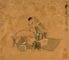 A Child Playing With Marionettes Poster Print by  Chen Hongshou - Item # VARPDX265025