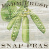 Farm Fresh Peas Poster Print by Sue Schlabach
