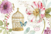 Rainbow Seeds Floral Birdcage I Poster Print by Audit Lisa - Item # VARPDX23428