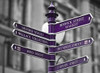 Oxford Circus Sign Post Poster Print by  Assaf Frank - Item # VARPDXAF20080405513C03