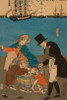 Dutch people taking a Sunday walk in Yokohama 1871 Poster Print by  Sadahide Utagawa - Item # VARPDX342960