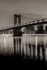 Manhattan Bridge at Night Poster Print by Alan Blaustein